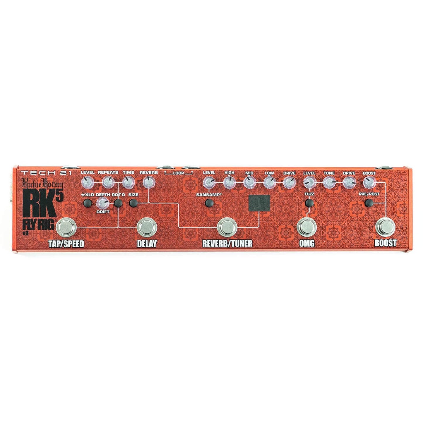 Tech 21 Richie Kotzen RK5 Signature Fly Rig v3 Multi-effects Pedal