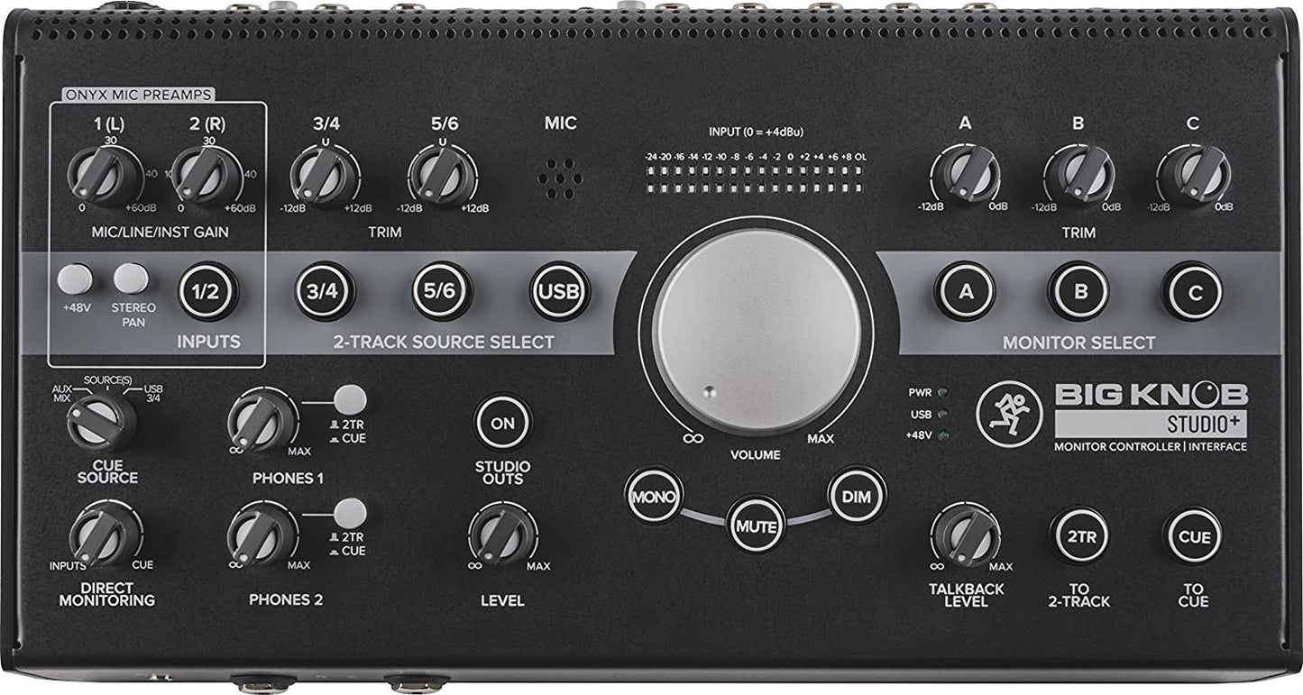 Mackie Big Knob Series, Passive 2x2 Studio Monitor Controller (BIG KNOB PASSIVE)