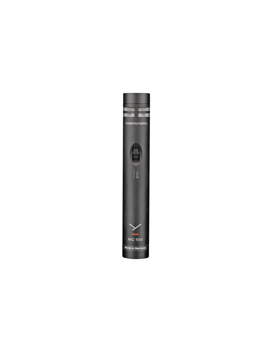 beyerdynamic MC 930 Microphone True Condenser Microphone, Cardioid, XLR Connector, Soft Travel Case, Stand Clamp Adapter, Handmade in Germany, Black