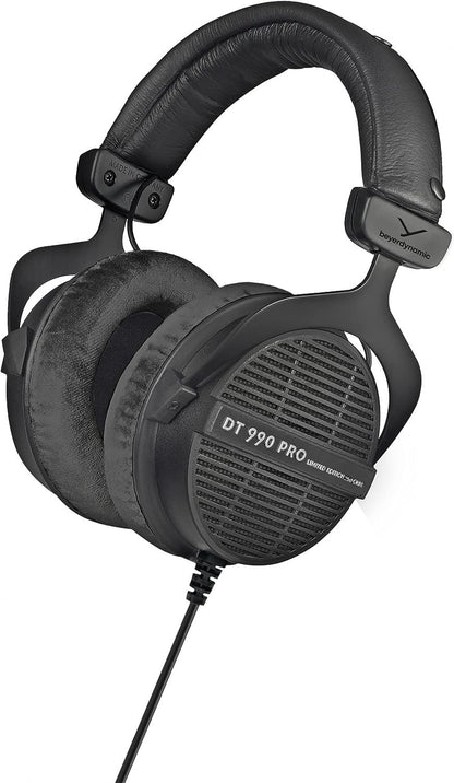 beyerdynamic DT 990 Pro 250 ohm Over-Ear Studio Headphones For Mixing, Mastering, and Editing