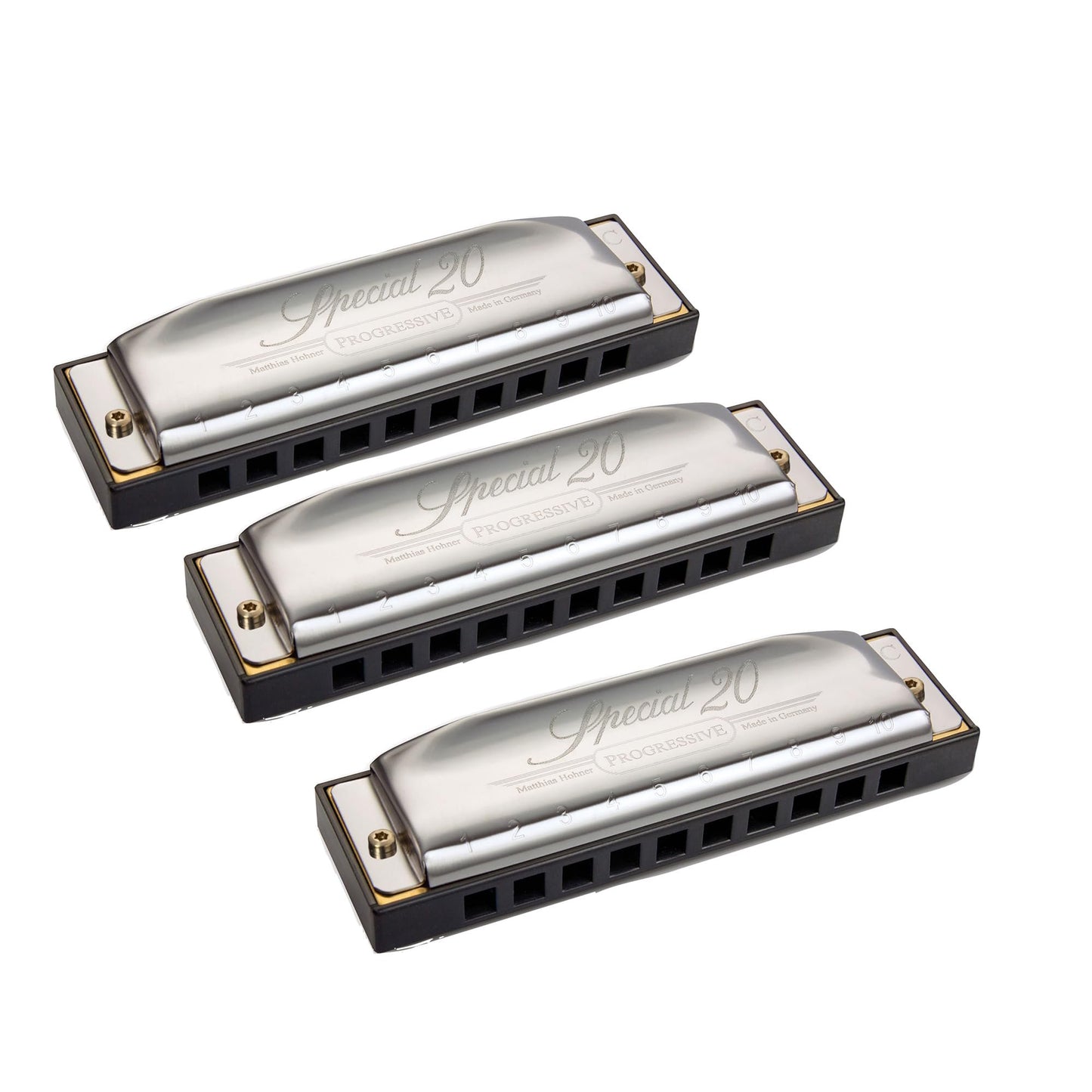 Hohner SPC20 3PK Special 20 3 Pack Keys, A C G