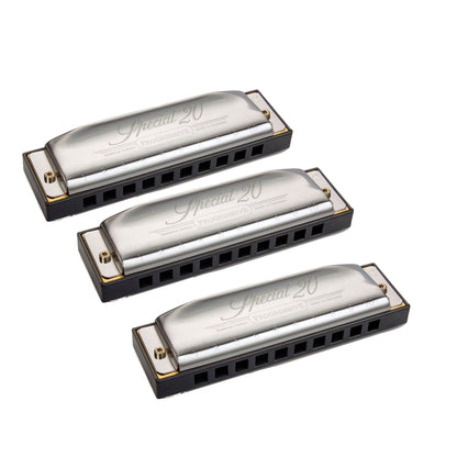 Hohner SPC20 3PK Special 20 3 Pack Keys, A C G