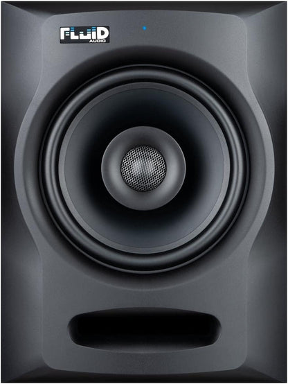 Fluid Audio FX80 Black : 8" Single Point Source Coax Reference Monitor, Bi-Amplified 110w 35Hz - 22kHz (+/-3db)