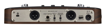 Zoom AC-3 Acoustic Creator, Acoustic DI with Tone Restoration, Acoustic Modeling, 9 effects, Compression, Tuner, Reverb, EQ, and Anti-Feedback