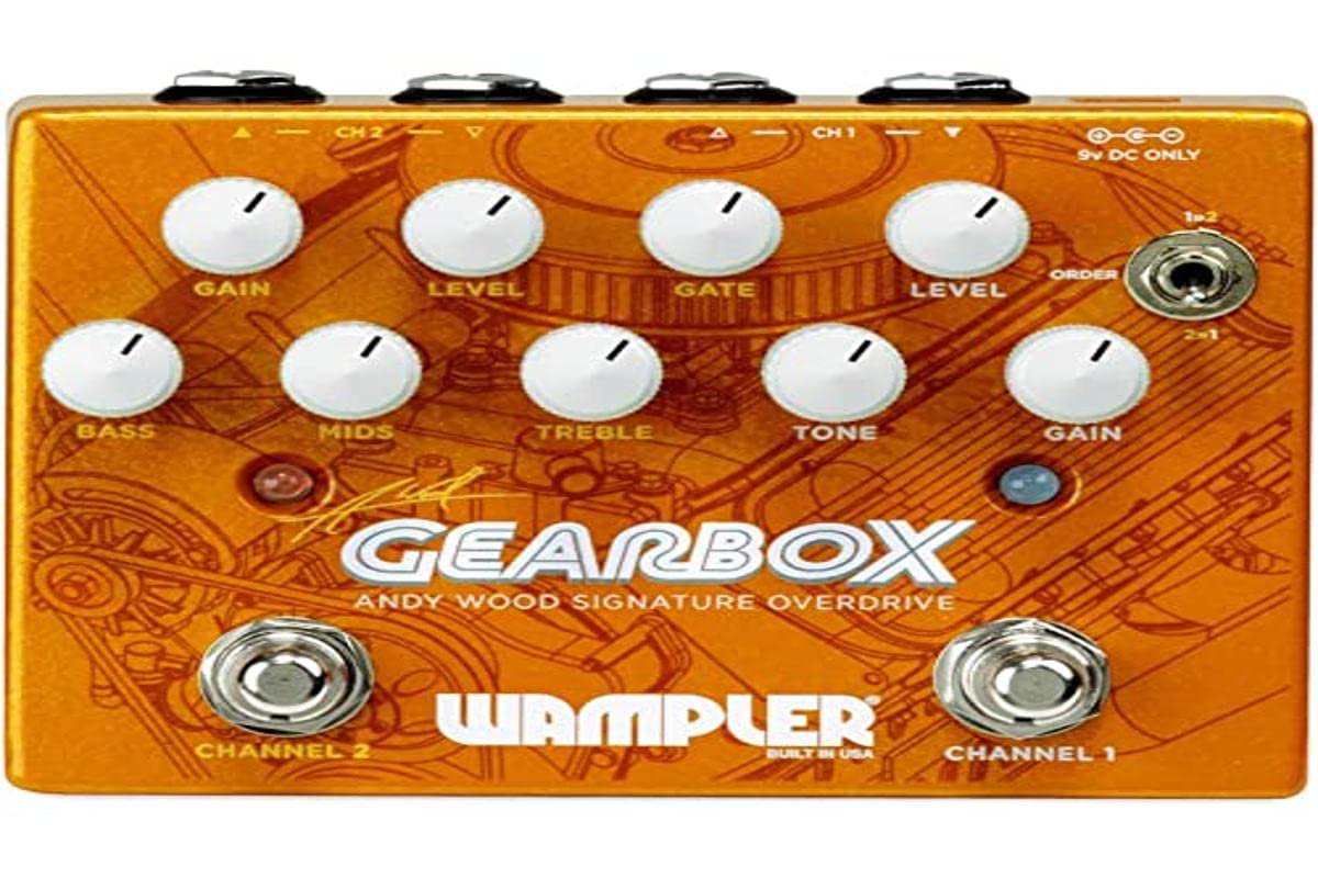 Wampler Gearbox · Andy Wood Signature Overdrive Distortion Pedal