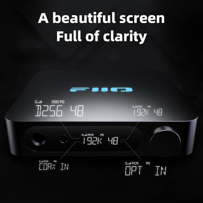 FiiO K11 Desktop 1400W Power Balanced Headphone DAC & Amplifier 384kHz/24Bit DSD256 for Home Audio/PC 6.35mm/4.4mm/RCA/Coaxial/Optical (Black)