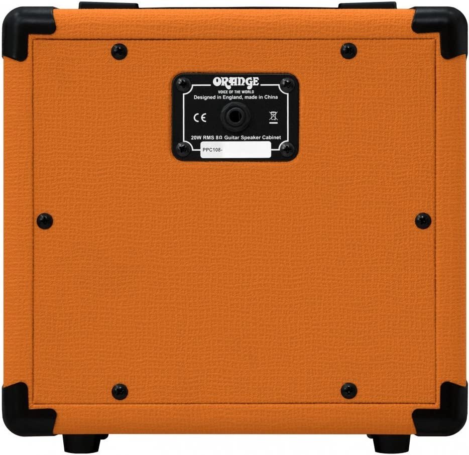 Orange PPC108 1x8" Closed Back Speaker Cabinet, Orange