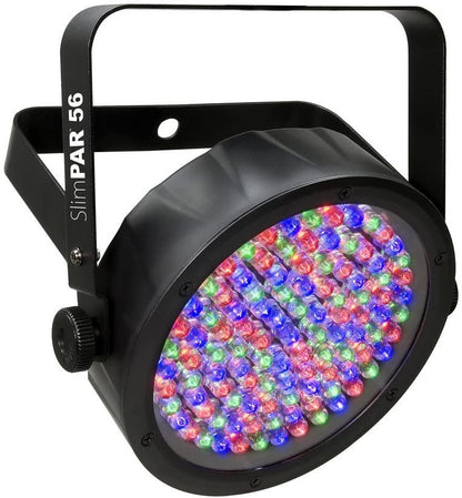 CHAUVET DJ SlimPAR 56 LED PAR Can Wash Light w/Built-In and Sound Activated Modes , Black