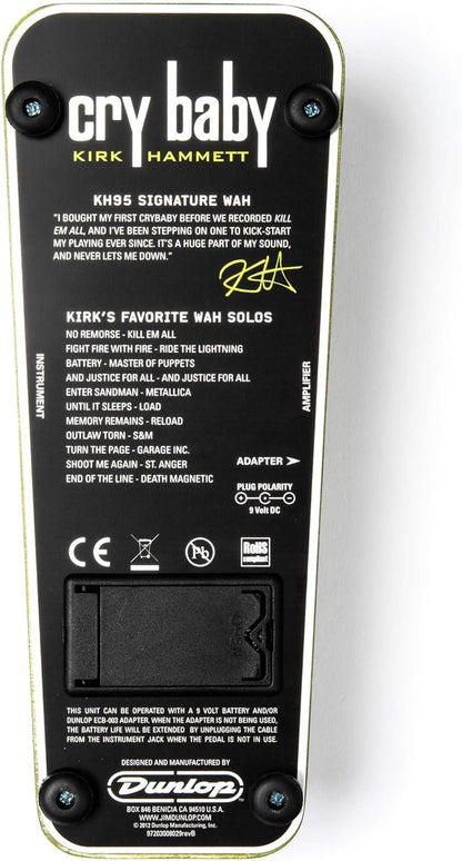 JIM DUNLOP Cry Baby Wah KH95 Guitar Effects Pedal