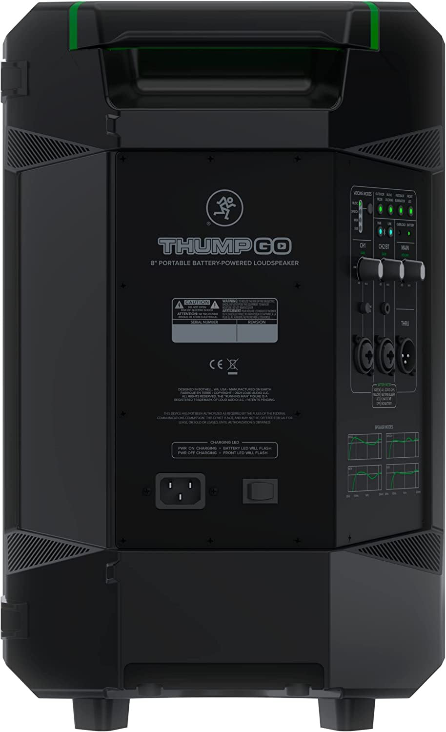 Mackie Thump Series, Thump GO 8-Inch Portable Battery-Powered Loudspeaker