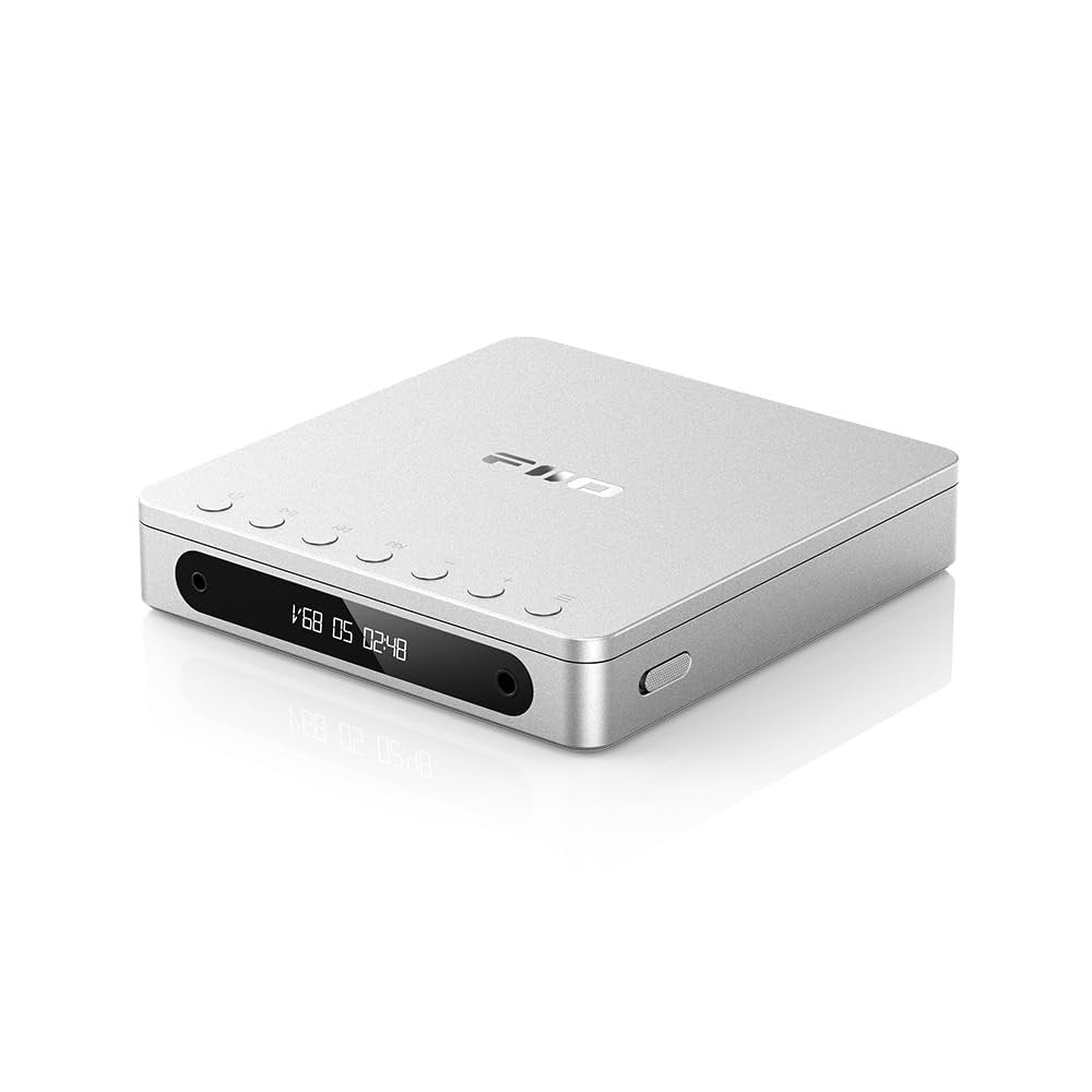 FiiO DM13 Multifunctional Portable Stereo CD Player with Long-Lasting Battery, Supports USB Ripping, Optical/coaxial/3.5mm/4.4mm outputs