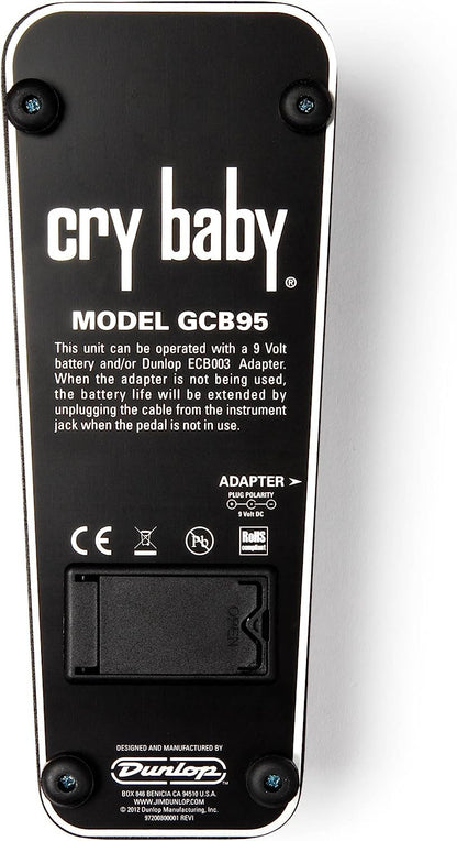 JIM DUNLOP Cry Baby Standard Wah GCB95 Guitar Effects Pedal