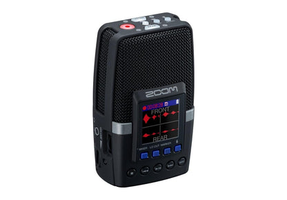 Zoom H2essential Multi-Mic Handy Recorder, 32-Bit Float, Portable Recorder, 3 Built-in Microphones, Mono, Stereo, and Surround Sound, Records to SD Card, USB Mic, for Music, Podcast, & More