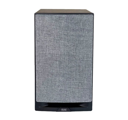 ELAC Uni-Fi Reference 3-Way 6-½” Bookshelf Speakers, Oak or Walnut Speakers for Home Theater and Stereo System, Black Baffle with Walnut Sides
