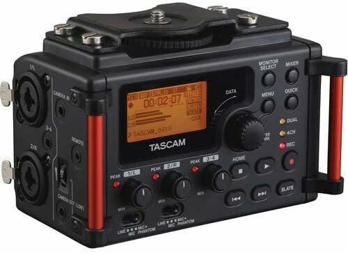 Tascam DR-60DMKII 4-Channel Portable Audio Recorder for DSLR,Rechargeable...