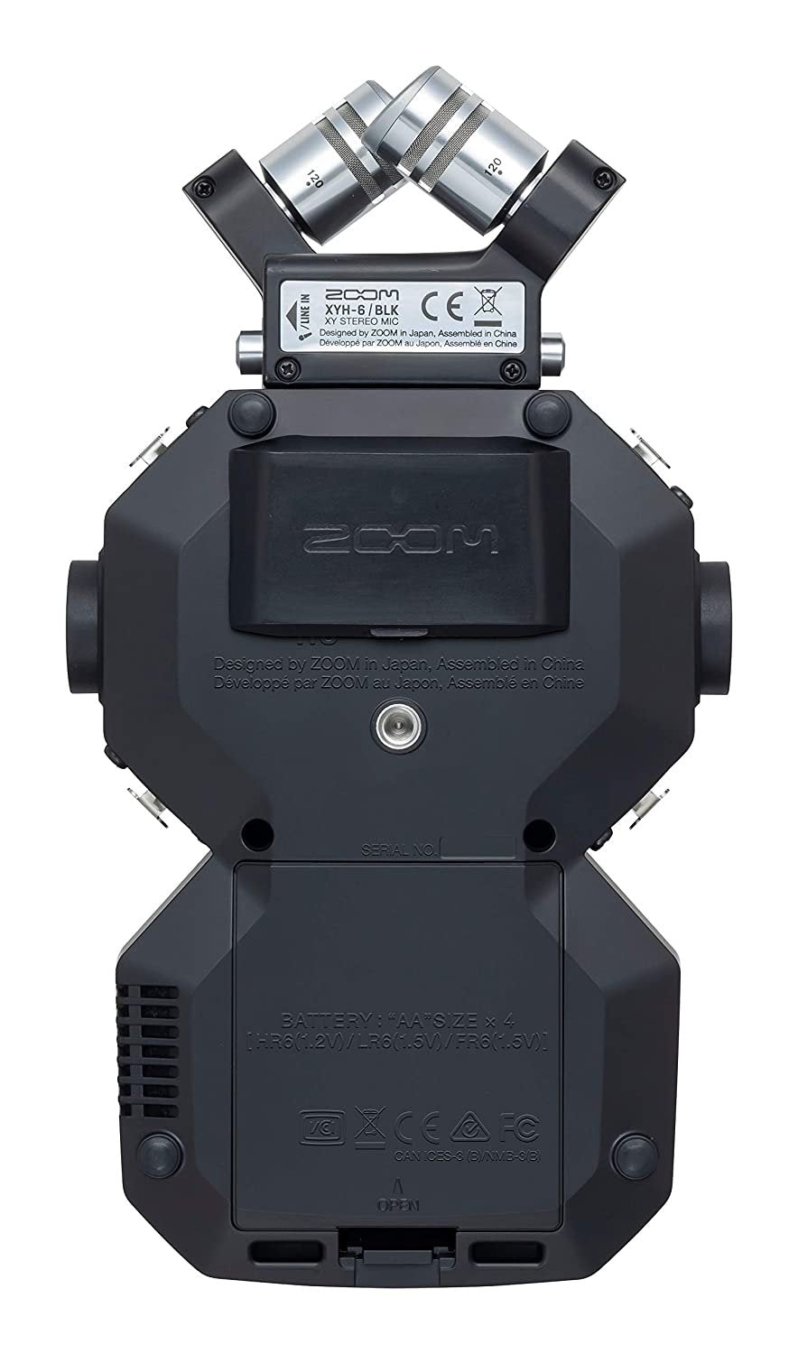 Zoom H8 12-Track Portable Recorder, Stereo Microphones, 6 Inputs, Touchscreen Interface, USB Audio Interface, Battery Powered, for Stereo/Multitrack Audio for Video, Podcasting, and Music