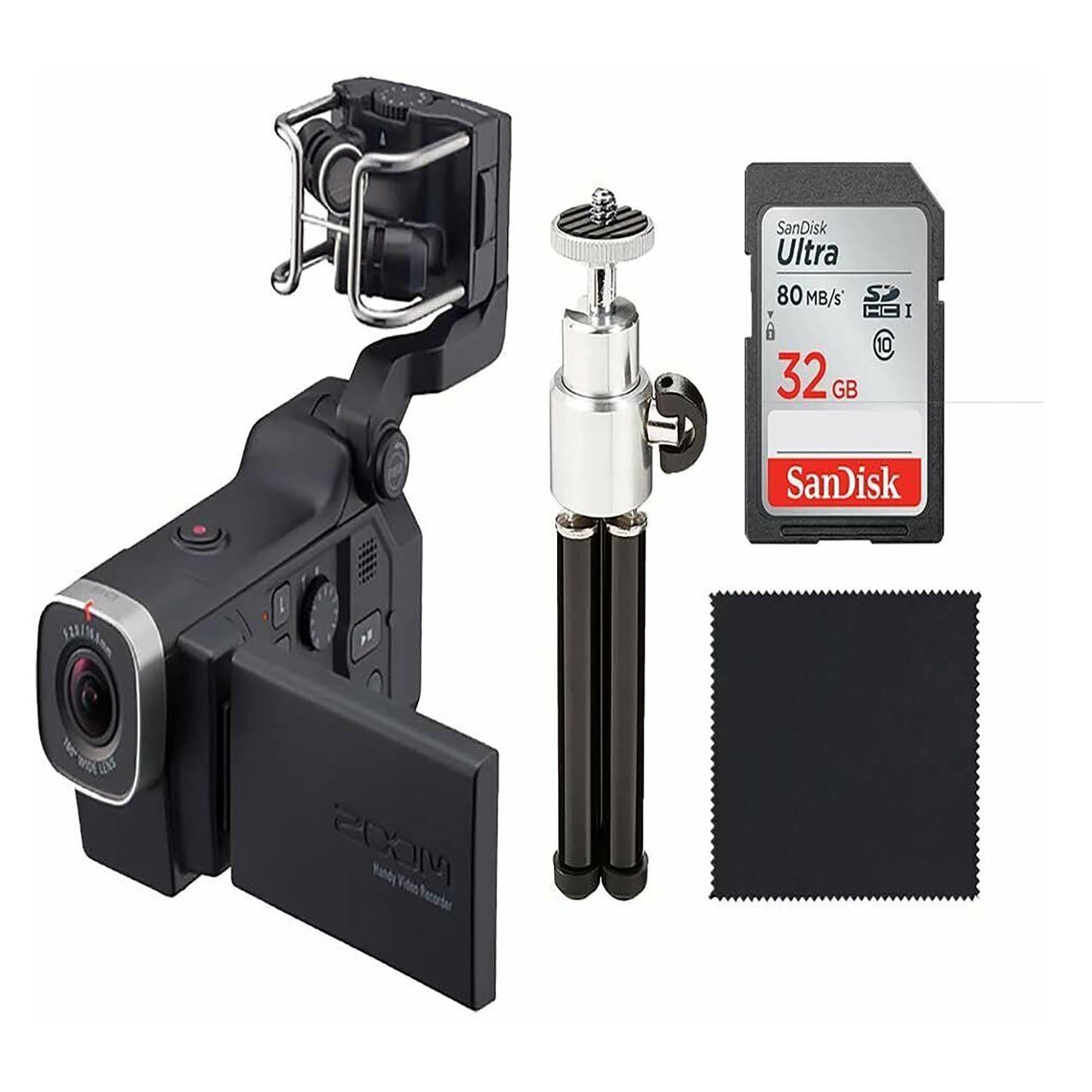 Zoom Q8 Handy Video Recorder-HD Video Camera + Four-Track Audio Recorder,32...