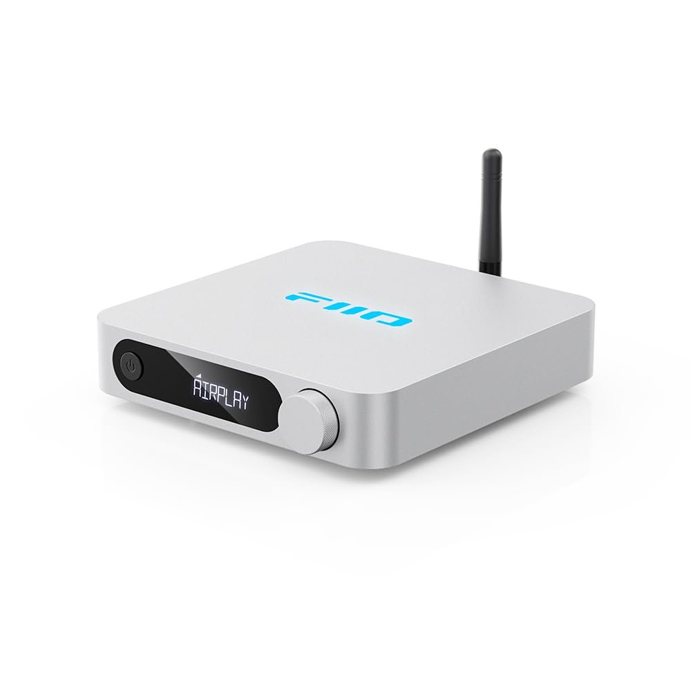 FiiO SR11 AirPlay Audio Streamer Receiver,WiFi Multiroom Streamer,Stream Hi-Res Audio from Spotify, Amazon Music, Tidal