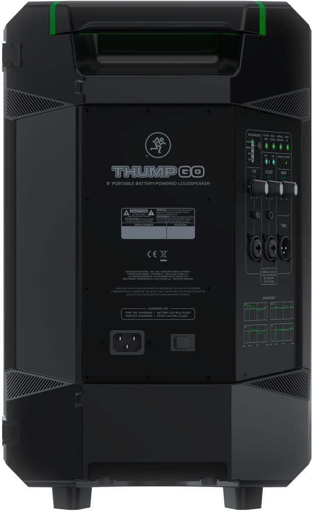 Mackie Thump Go 8" Portable Bluetooth Battery-Powered Loudspeaker