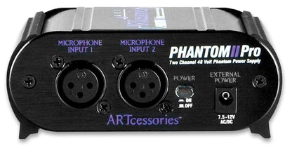 ART Phantom II Pro 2-Channel 48V Phantom Power Supply