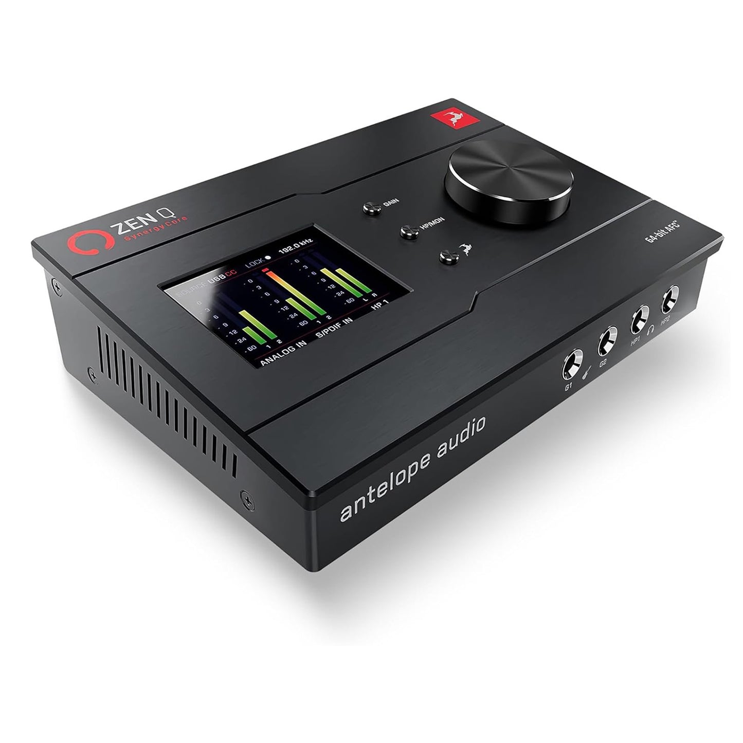 Zen Q Synergy Core Audio Interface, 14x10 Bus-Powered Thunderbolt 3 Interface for Recording Music, with Onboard Real-Time Audio Recording Effects, XLR Interface Connection - Antelope Audio