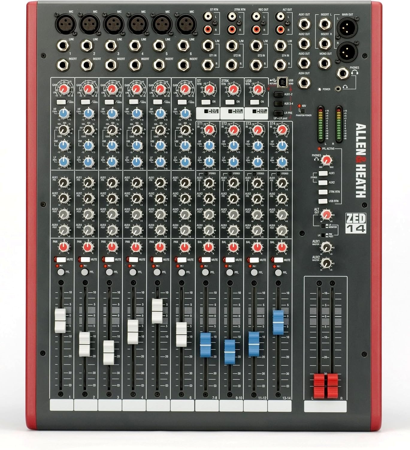 Allen & Heath ZED-22FX - 22-Channel Touring Quality Mixer with Onboard FX and USB I/O (AH-ZED-22FX)