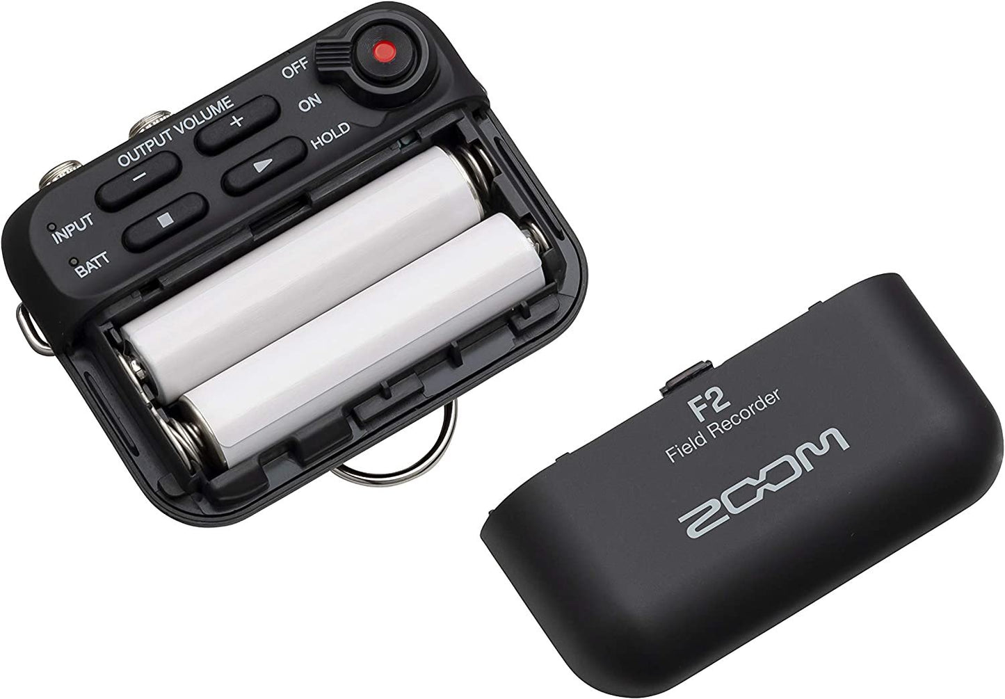 Zoom F2 Lavalier Body-Pack Compact Recorder, 32-Bit Float Recording, No Clipping, Audio for Video, Records to SD, and Battery Powered with Included Lavalier Microphone