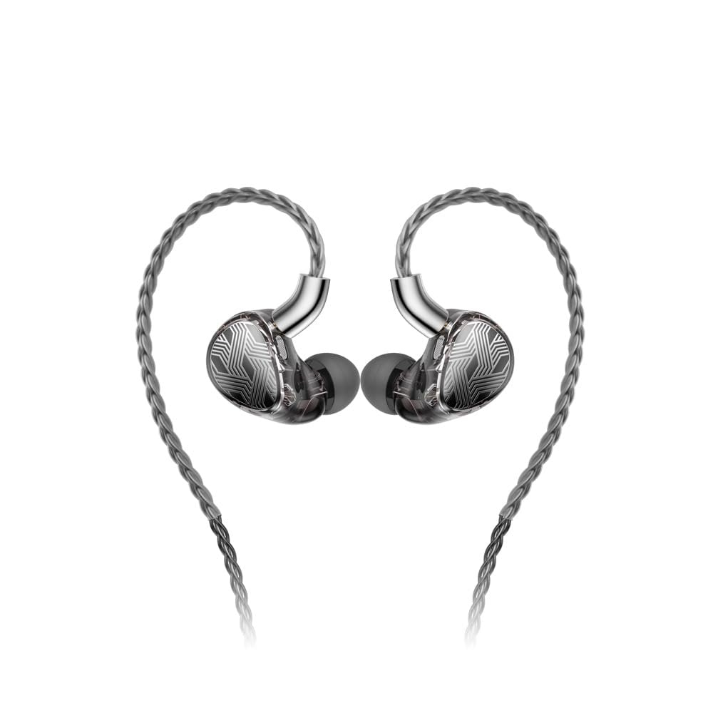 FiiO FA19 10 Balanced Armature in Ear Monitors | Audiophile Earphones with Detachable Pure Silver MMCX Headphone Cable