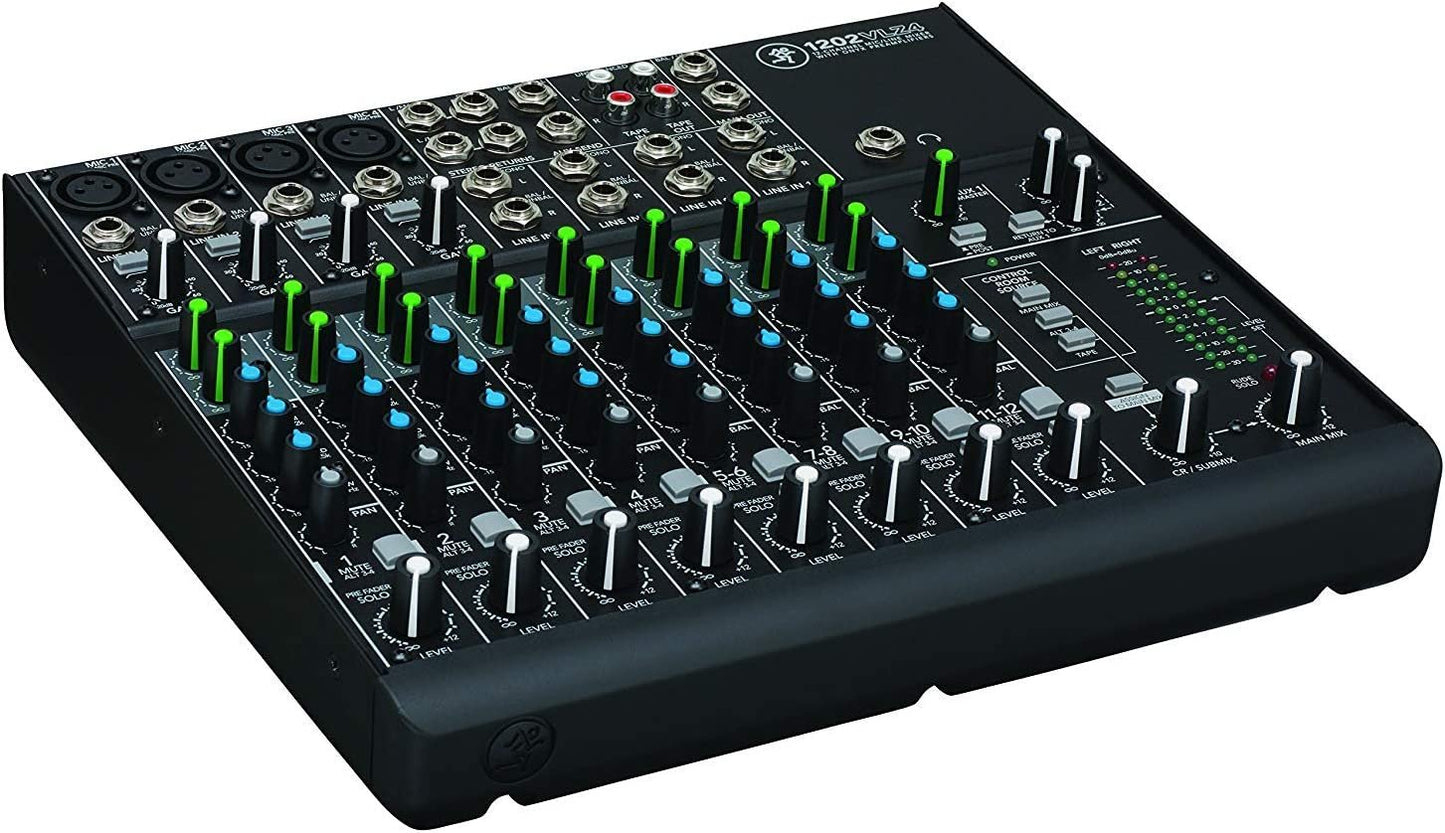 Mackie 1402VLZ4, 14-channel Compact Mixer with High Quality Onyx Preamps