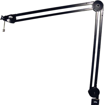 Heil’s PL 2T Fully Articulating, Professional-Quality Microphone Boom Arm for Video Podcasting, Broadcasting, Voiceover, At-Home, In-Studio Applications