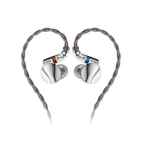 FiiO FD15 13.8mm Magnalium DLC HiFi Dynamic Driver in-Ear Earphone with Stainless Steel Shell, Detachable MMCX Cable