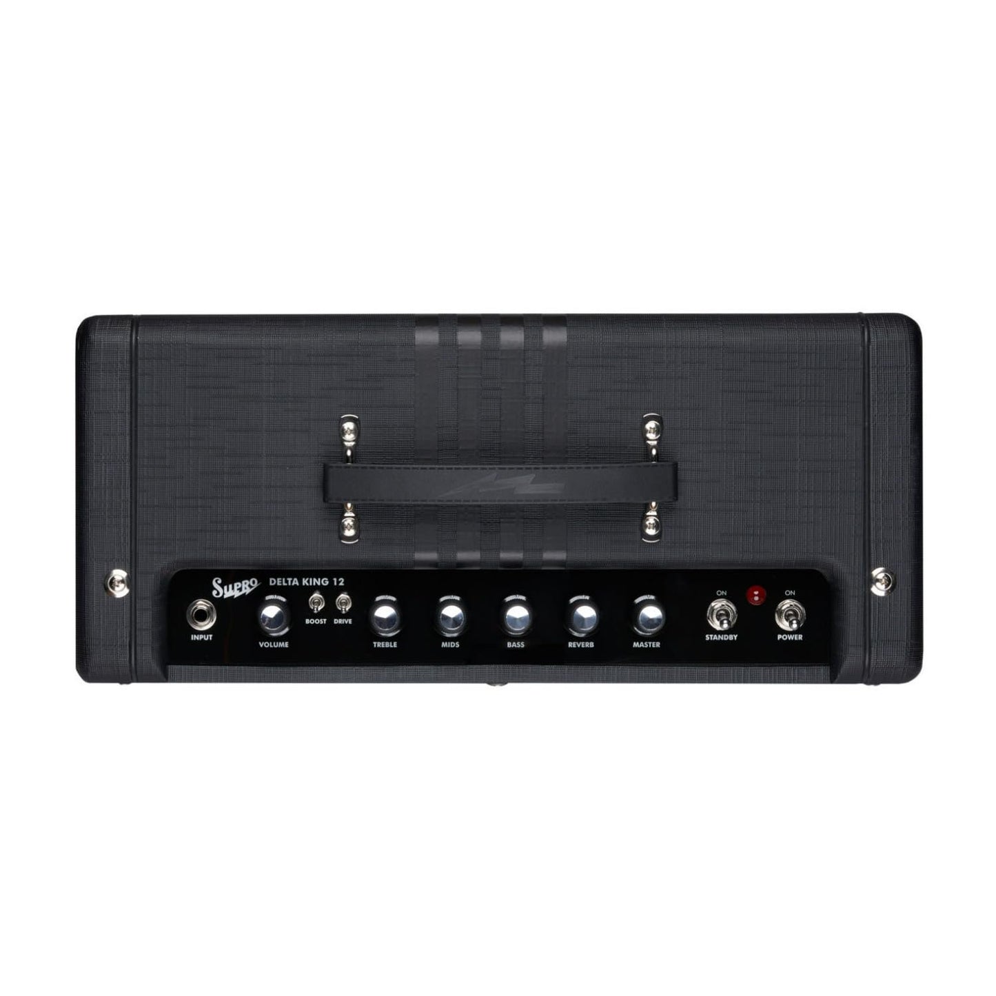 Supro Delta King 12 1 x 12-inch 15-watt Tube Combo Amp - Black and Black