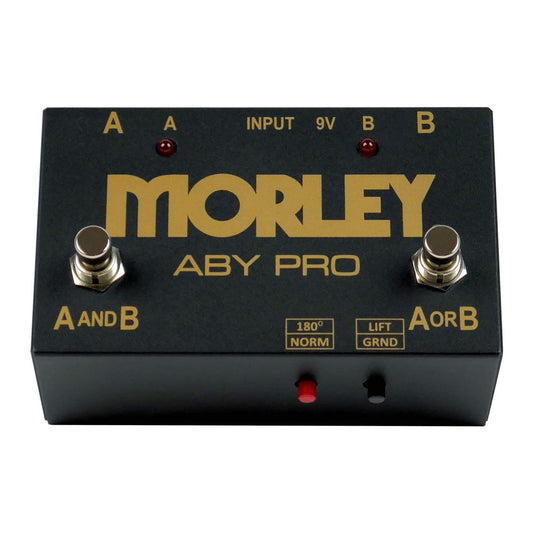 Morley ABY Pro 2-button Switcher/Combiner Pedal (ABYProd1)