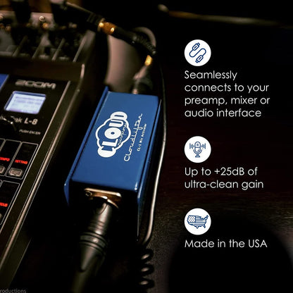 Cloud Microphones - Cloudlifter CL-2 Mic Activator - Ultra-Clean Microphone Preamp Gain - USA Made