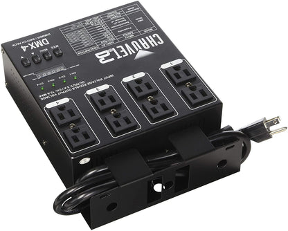 CHAUVET DJ DMX-4 LED Lighting Dimmer/Relay Pack | Lighting Accessories