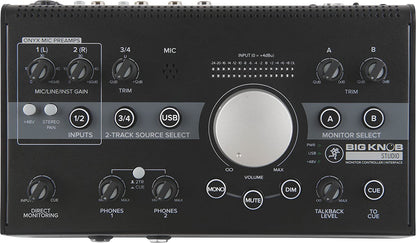 Mackie Big Knob Series, Passive 2x2 Studio Monitor Controller (BIG KNOB PASSIVE)