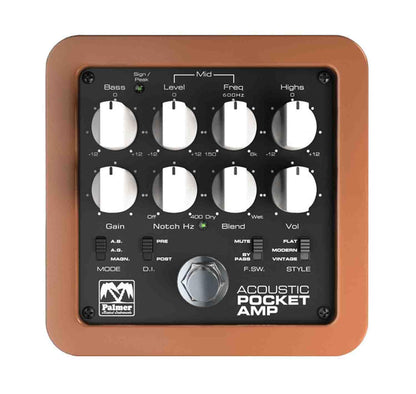 Palmer POCKET AMP BASS Portable Bass Preamp (PEPAMPBASS)