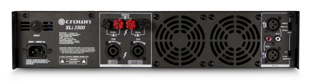 Crown XLi1500 Two-channel, 450-Watt at 4Ω Power Amplifier