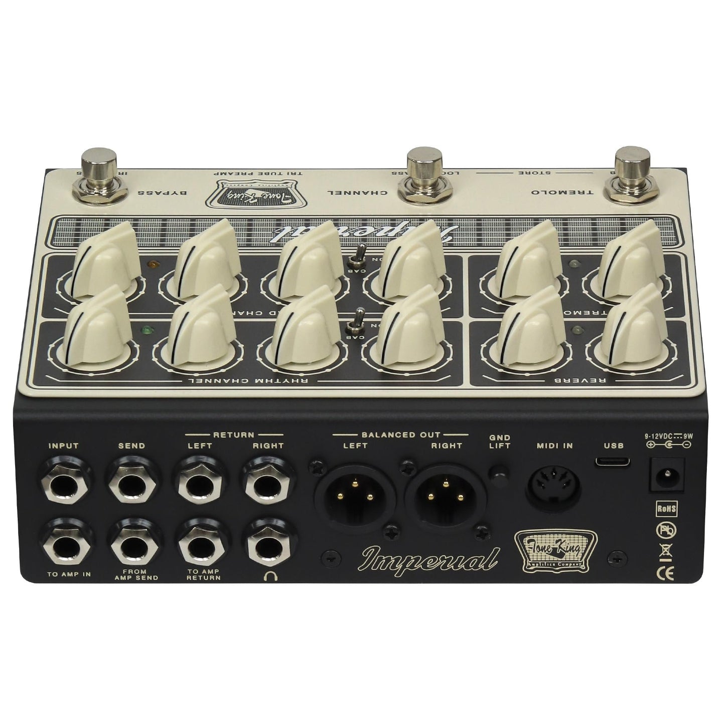 Tone King Imperial Tube Preamp Pedal with IR and MIDI