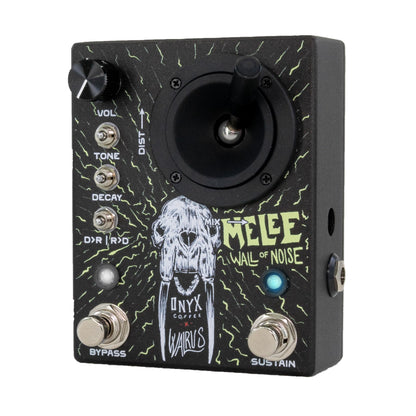 Walrus Audio Melee: Wall of Noise Distortion/Reverb Pedal - Onyx Coffee Limited Edition
