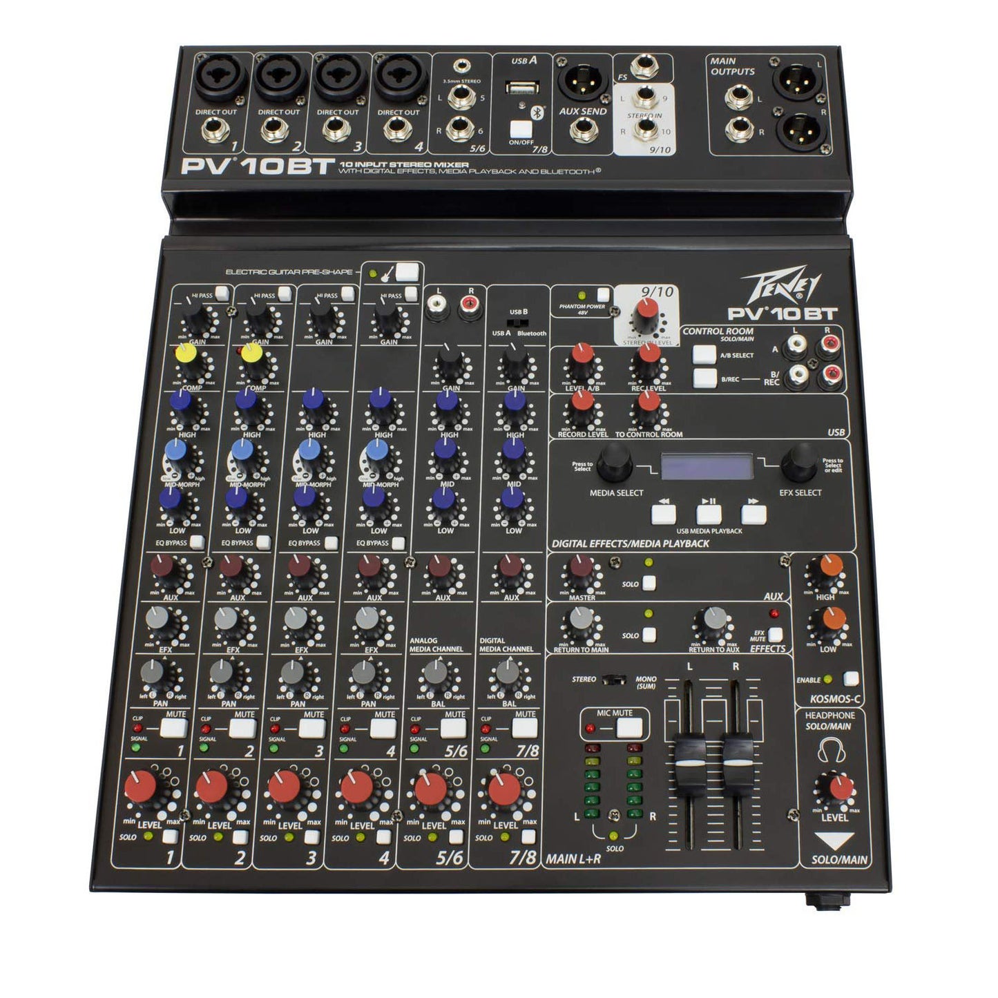 Peavey PV 10 BT Compact Mixer with Bluetooth