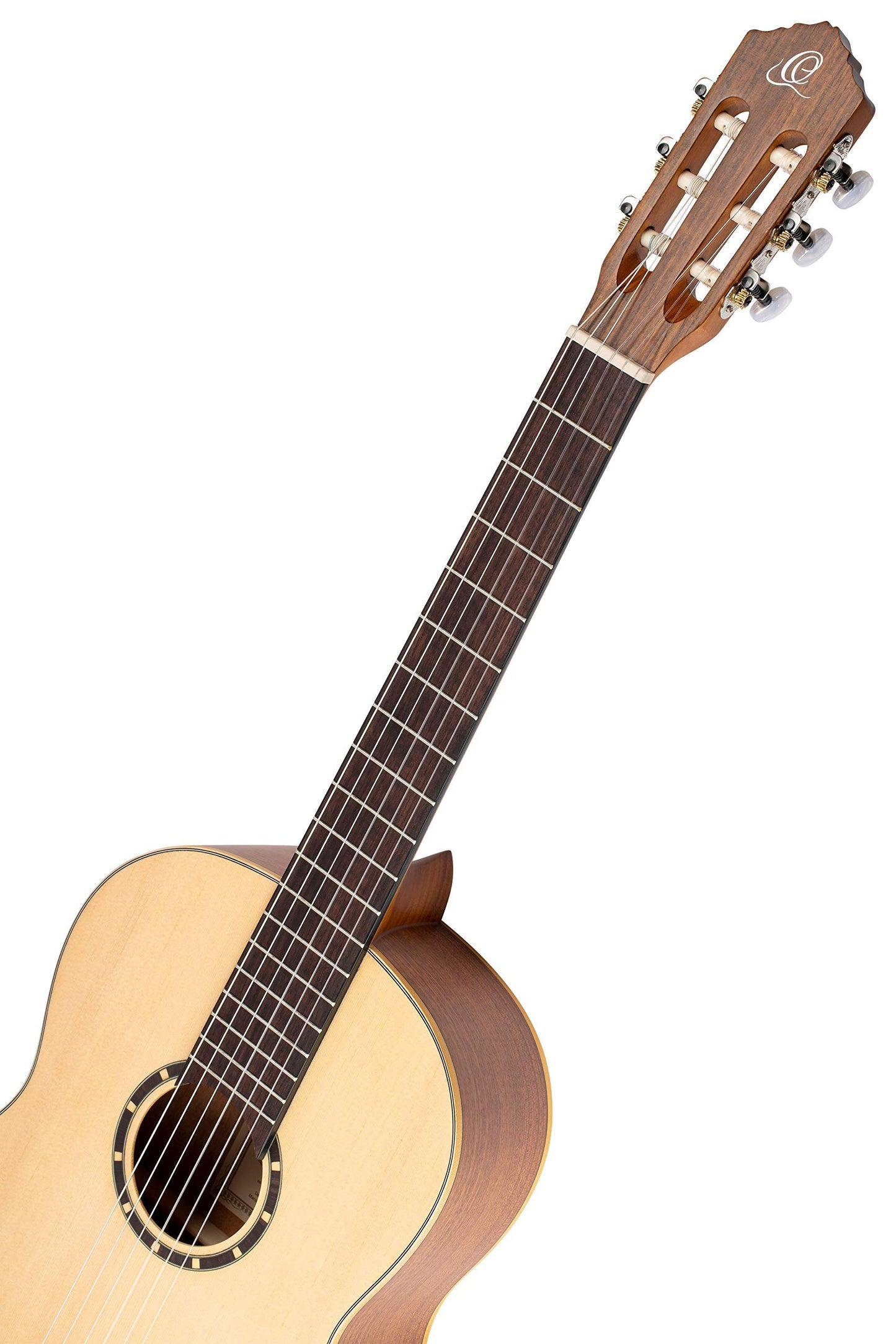 Ortega Guitars 6 String Family Series 3/4 Size Nylon Classical Guitar w/Bag, Right, Cedar Top-Natural-Satin, (R122-3/4)