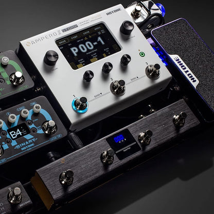 HOTONE Guitar Multi Effects Processor Multi Effects Pedal Touch Screen Guitar Bass Amp Modeling IR Cabinets Simulation Guitar Effects Pedal Multi FX Processor Ampero