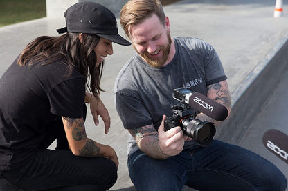 Zoom F1-SP On-Camera Microphone and Recorder, Audio for Video Recorder, Records to SD Card, Outputs to Camera, Battery Powered, Includes Shotgun Microphone