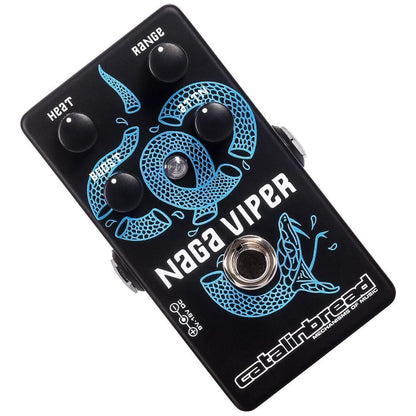 Catalinbread Naga Viper MKII Treble Booster Pedal with Attenuation Knob with Heat, Boost, and Range Control