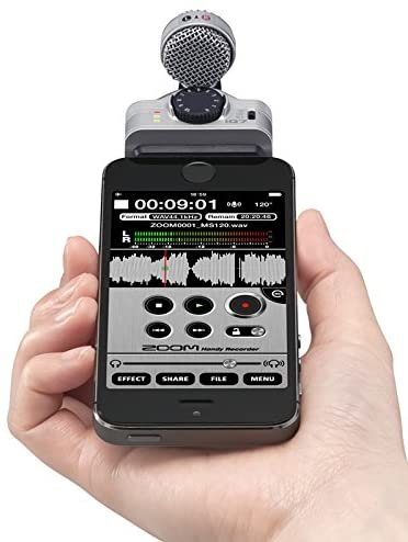 ZOOM iQ7 MS Stereo Microphone for iPhone/iPad/iPod touch