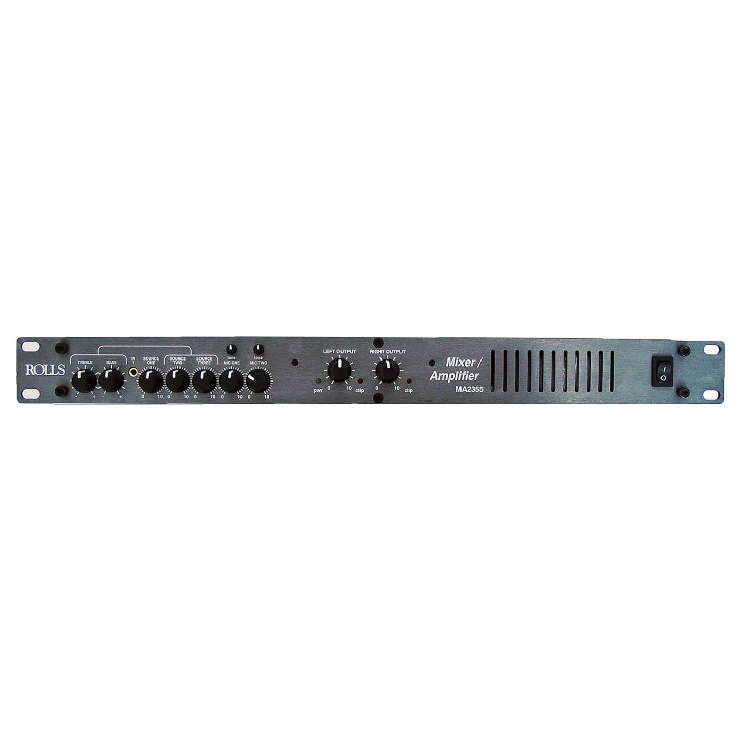 Rolls MA2355 Rack Mount Mixer/Amplifier