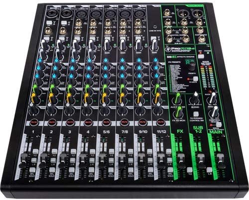 Mackie ProFXv3 Series, 12-Channel Professional Effects Mixer with USB, Onyx Mic Preamps and GigFX effects engine - Unpowered (ProFX12v3)