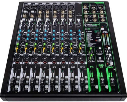 Mackie ProFXv3 Series, 12-Channel Professional Effects Mixer with USB, Onyx Mic Preamps and GigFX effects engine - Unpowered (ProFX12v3)