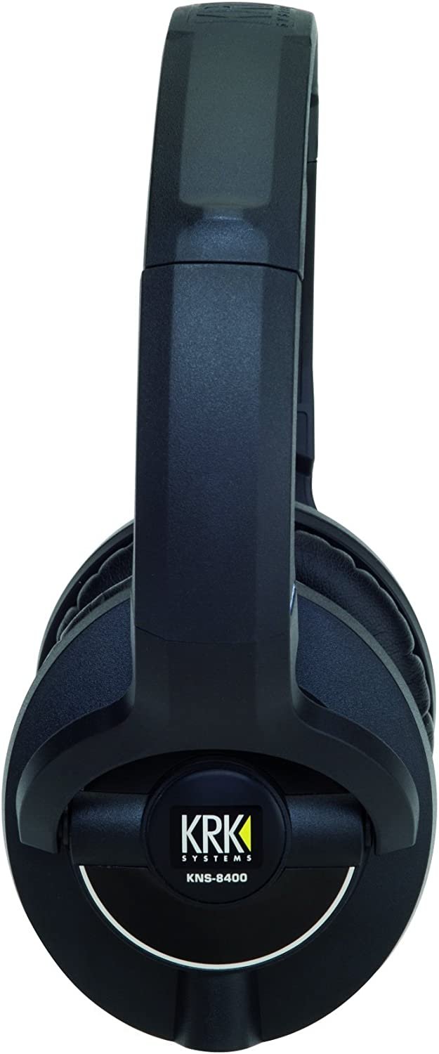 KRK KNS 8400 On-Ear Closed Back Circumaural Studio Monitor Headphones with Volume Control